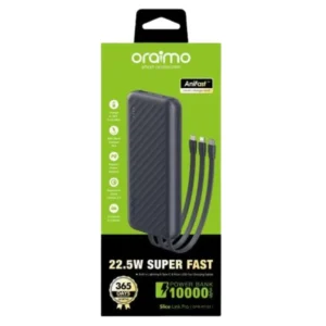 Oraimo Power Bank 10000mAh | Charge Rapide 22.5W
